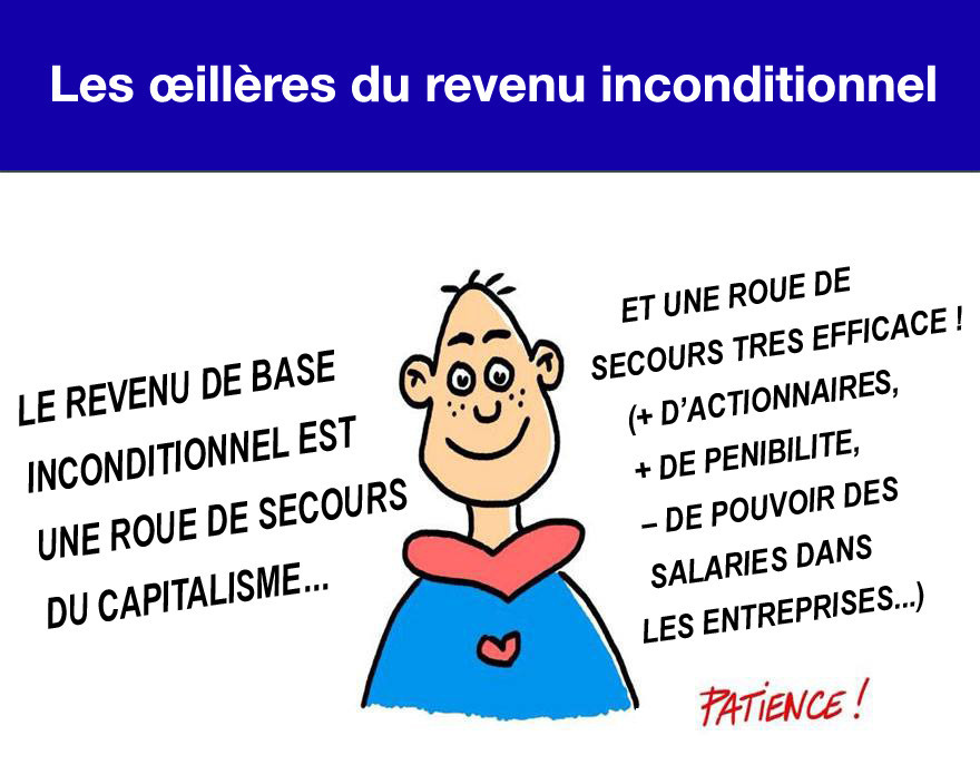 Revenu inconditionnel ou salaire à vie ?